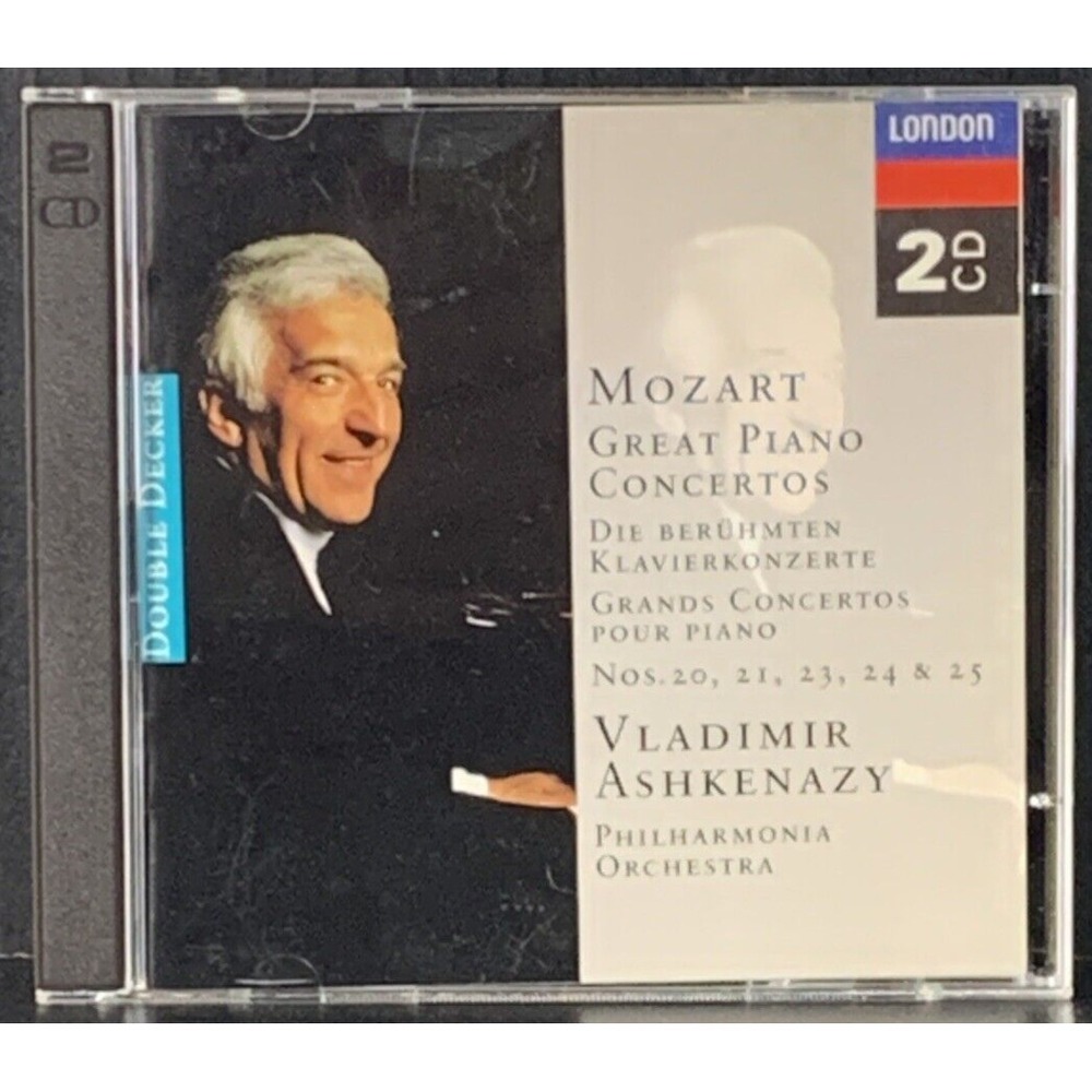 Vladimir Ashkenazy - Great Piano Concertos 20-25 (2 CD 1997) London Doubl Decker